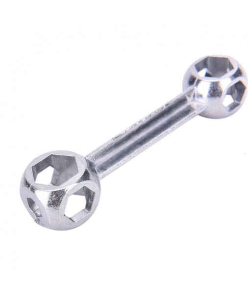 10 in 1 Mini Portable Bicycle Bike Repair Tool Torque Wrench Hexagon Holes Cycling Spanner Tools