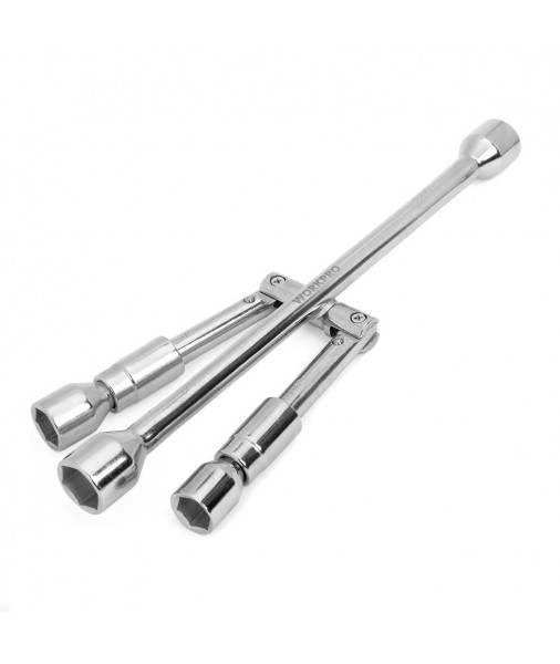 4 Way Folding Wrench Car Repair Tool Socket Wrench Cross Wrench Tyre Remover Mounting Spanner