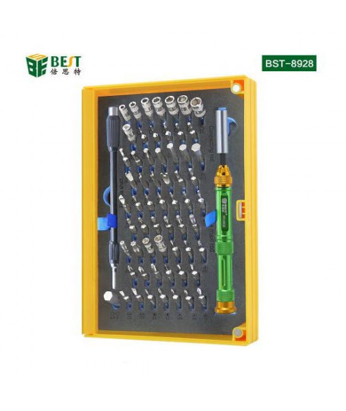 BEST BST-8928 63 in 1 Professional repair tools kit Multifunctional precision screwdrivers